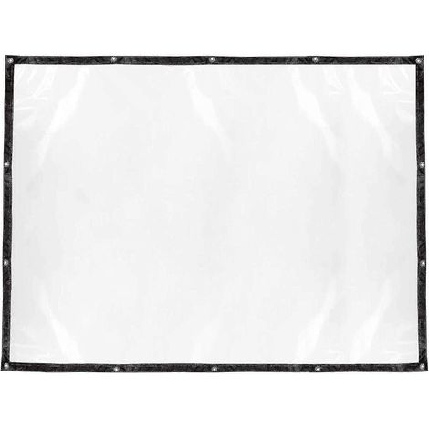Bâche transparente imperméable 3 m x 2,5 m, en toile, pour le camping, résistante et facile à transporter. (1/5)