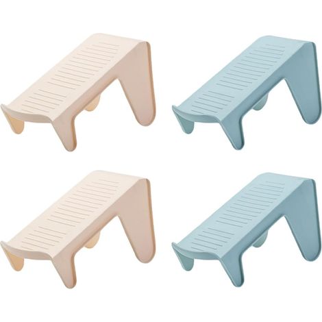 Lot de 4 Porte-Chaussures Pratiques en PP Simple et Élégant, Support Chaussures à Usage Unique, Gain de Place et Amélioration de L'organisation Maison (1/5)