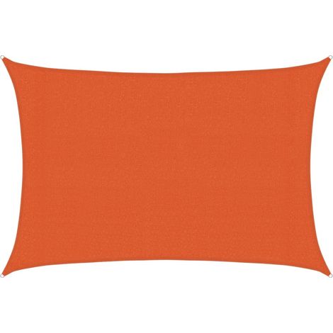 vidaXL Sunshade Sail 160 g/m² Orange 3x4 m HDPE