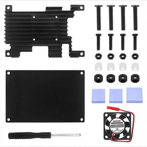 Boîtier de refroidissement en aluminium pour Orange Pi 3, plaque de développement, couvercle de refroidissement passif (1/5)