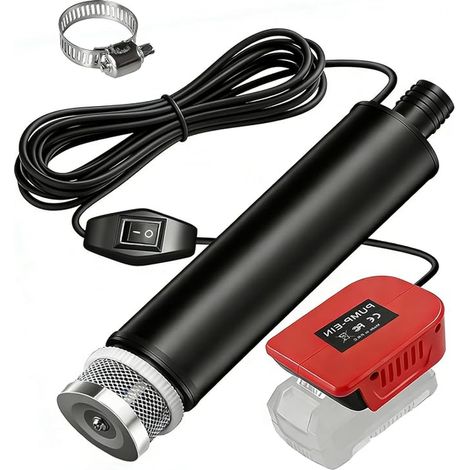 Water Pump for 18V, Submersible Pump Flow Rate 30 L/Min Height 15 FT/4.5 M 120 W Suitable for Pools, Gardens and Ponds (1/5)