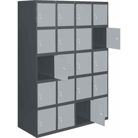 Taquilla 1800x1200x500 SIMONLOCKER PROFESIONAL 5 PUERTA 4/20 300(1200)AN/GR marca SIMONRACK