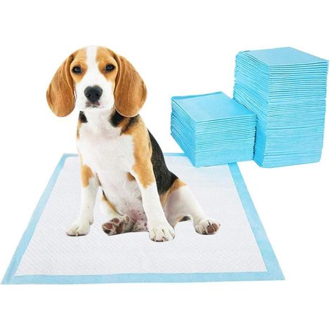 Trainingspads für Welpen und Katzen – Stubenreinheitstraining für Hunde und KatzenWasserdichte Unterschicht (60x60cm (40 Stück)) (1/5)