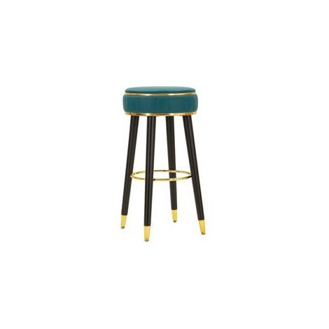 Tabouret de bar London vert design chic citadin (1/5)