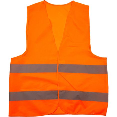 Hohe Sichtbarkeits-Sicherheitsweste Orange Baustelle BTP Landschaftsbau Abwasser - 8er Pack-lsw