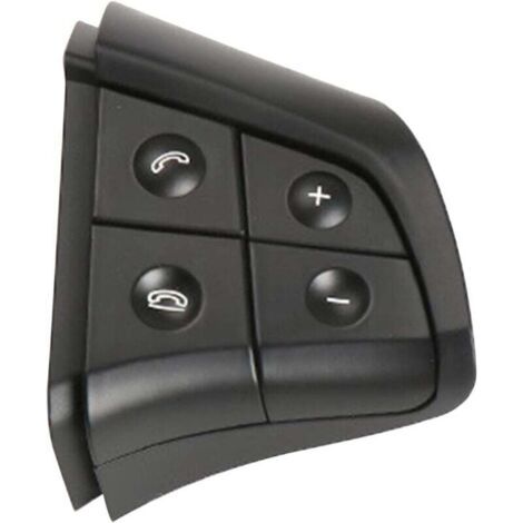 QORVA-Boutons de commande au volant de remplacement pour Mercedes Benz W164 W245 W251 GL350 ML350 R280 B180 B200 B300 ML GL BR-Class (4 boutons noirs à droite)