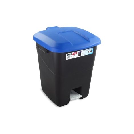 SECCHIO A PEDALE ECOLOGICO BLU - 50 L