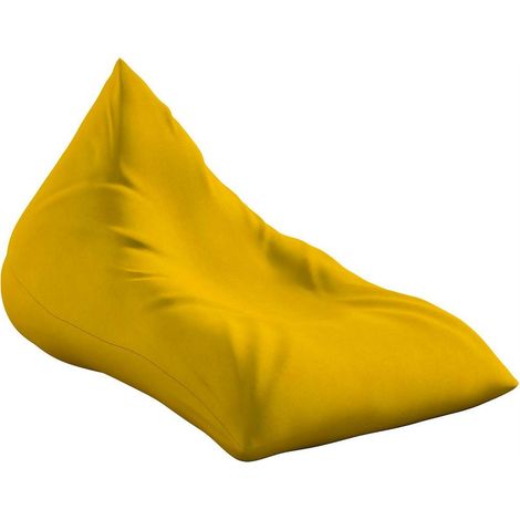 Pouf allongé Lillipop - Jaune Moutarde (1/3)