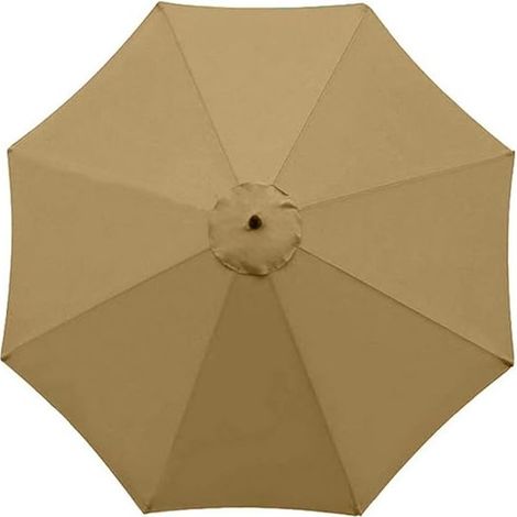 Housse de rechange pour parasol, 8 baleines, 3 m,Kaki (1/4)