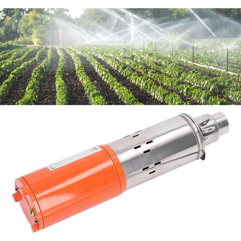 Pompe solaire CC 3SYDC24/S2.0-40, pompe à vis CC haute pression 24V avec moteur en cuivre pur, pompe submersible en acier inoxydable. (1/5)