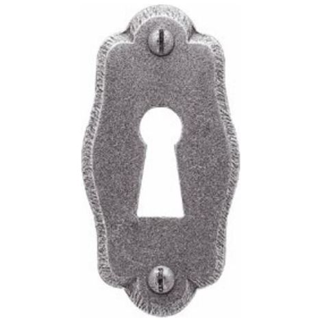 Rosace ovale 1303 clé L fer noir - BOUVET - R13LC76B