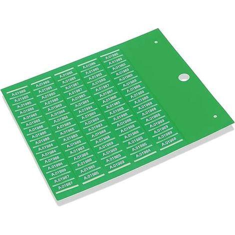 Repères de câbles à Carte MG-TPMF 4x20mm vert