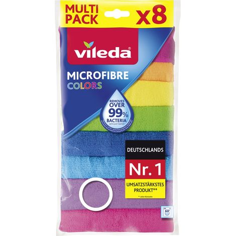 Vileda Mikrofaser-Tücher Mix 30x30 cm 8er Set