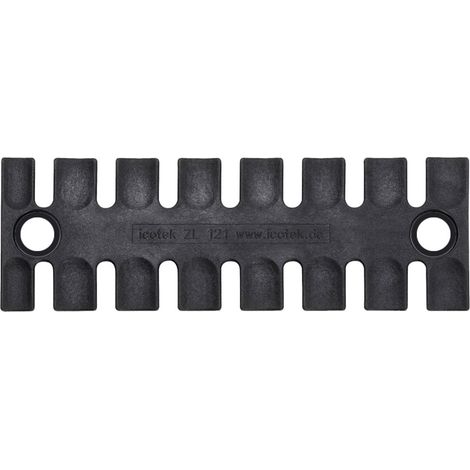 Icotek ZL 39 Zugentlastungsleiste Polyamid Schwarz 1 St.