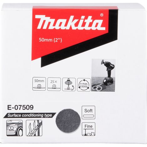 Disque de nettoyage Makita Fine/Soft 50 mm 25 unités