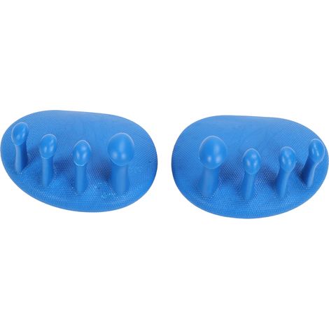 2 séparateurs d'orteils bleus, grande friction 30°, semelles ménisque, motif pointillé, correcteur corporel portable et pratique pour la maison (1/5)