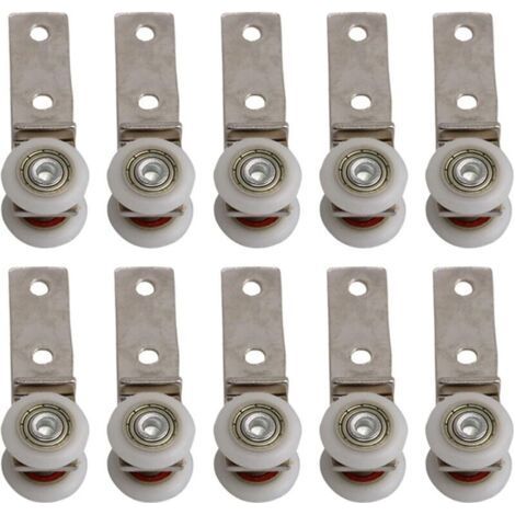 Bearing Metal Pulley Block 6.5 x 1.9 cm – Plastic Wheels for Sliding Doors and Windows (1/5)