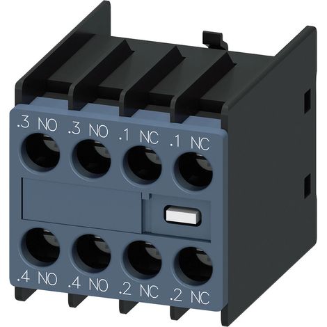 Siemens Interruttore ausiliario 2S+2Ö, correnti: 1S, 1S, 1Ö, 1Ö, 3RH29111FA220MA0