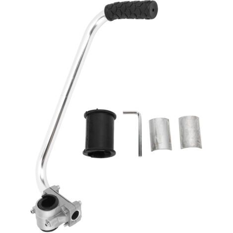 Additional handle for garden tools to make work easier – connecting handle for brushcutters –