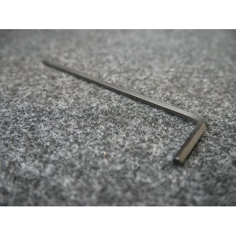Clé mâle 6 pans coudée 4x130mm acier brunie (ALLEN)