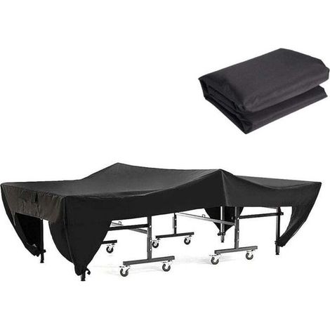 YUIT-Housse Table Ping-Pong, Housse De Table De Tennis De Table, ImperméAble, Contre Neige Pluie UV pour Intérieur Et Extérieur, 280 x 153 x 73cm (1/4)