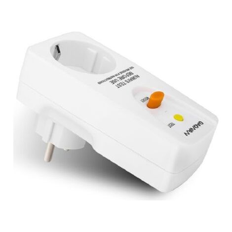 VtiziklPrise intermédiaire de protection contre les chocs électriques - 16 A 220-250 V - Sensibilité de 10 mA