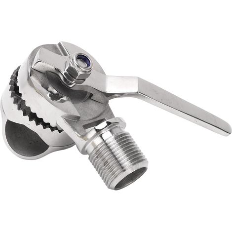 Support antenne VHF marine acier inox 316 fixation ratchet réglable levier pour rails 22-25mm 7/8-1in bateau yacht camping-car (1/5)