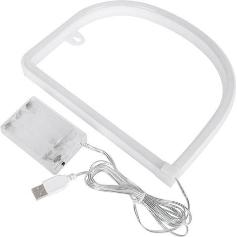 Innovative LED-Lampe in Form des englischen Buchstabens D – Dekorative Lampe für Hochzeitsfeiern – Geschenkidee in Rosa (1/5)