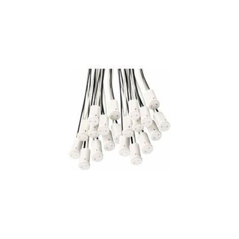 Packung mit 25 G4-Lampenfassungen mit Keramikhalter für G4-LED-Halogenlampen