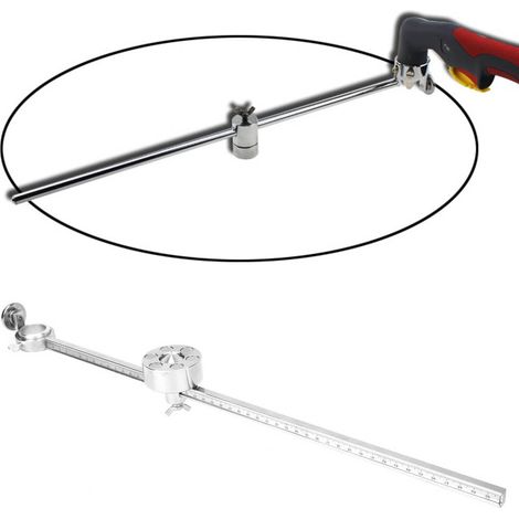 Guide de coupe circulaire pour torche plasma, galet en acier inoxydable, accessoire avec règle graduée, compatible AG60/SG55, outil de précision. (1/5)