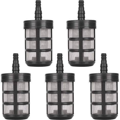 5 PCS Filtre de Tuyau d'arrosage DBAILY Acier Inoxydable Pompe D'aspiration D'eau Filtre Cryptage à Double Couche (1/5)