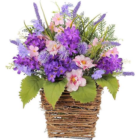 Hortensien-Türhänger-Korb, Wildblumen-Türhänger-Korb