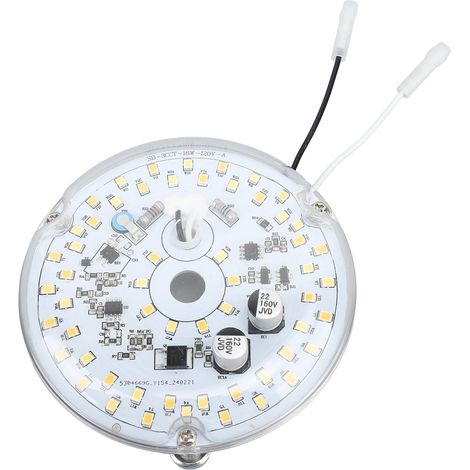 Plafoniera a LED con ventilatore integrato, 3,93 pollici, AC 120V, 18W, 2000lm, 3 colori, temperatura variabile, pannello di ricambio magnetico. (1/5)