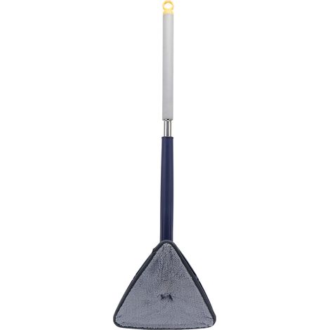 Balai serpillière triangulaire rotatif et réglable, multifonction pour le nettoyage des murs et des plafonds, avec manche long et lavage des mains gratuit. (1/5)