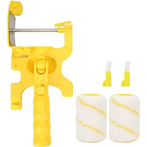 EASYCOMFORT Rouleau Peinture avec Brosse Coupe-Bordure, Kit Complet de Séparation des Couleurs pour Mur et Plafond, Outil de Précision pour Maison et Chambre (1/5)