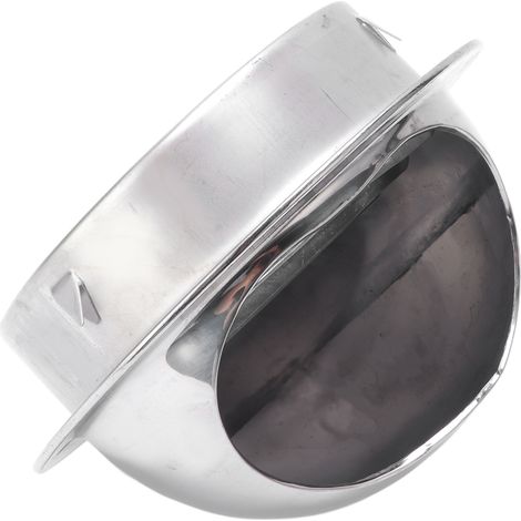 Couvercle de ventilation extérieur en acier inoxydable, résistant à la pluie et au vent, accessoire de sortie d'air de 6 pouces (1/5)