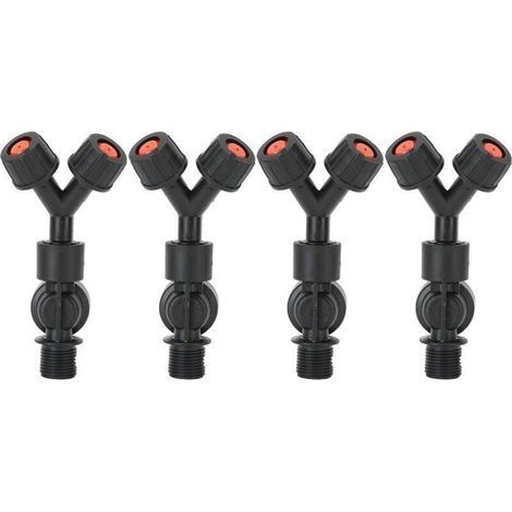 4pcs anti - gouttes double tête de pulvérisation, accessoires pour pulvérisateur électrique agricole à dos de calibre,de (1/4)