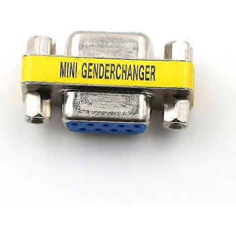 Un adaptateur de câble série RS-232 DB9 femelle-femelle à 9 broches (26 secondes) (1/5)