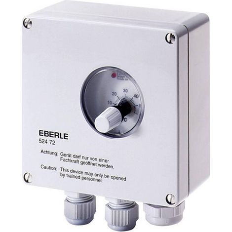 Termostato Eberle UTR-60 gris IP65 0-60 °C