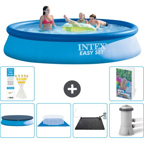 Intex Piscina Easy Set Rotonda - 396x84 cm - 7-pezzi  S40