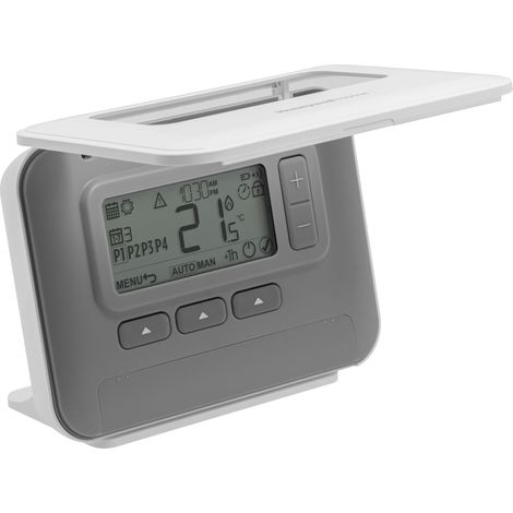 Thermostat programmable sans fil T3R – Gestion de chauffage connecté – Programmation 7 jours – Écran rétroéclairé – Algorithme d'auto-apprentissage – Resideo