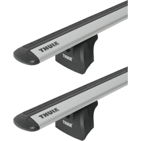 Barres de toit Nissan Micra 5 portes (01/11-12/16) Thule WingBar Evo Alu (1/4)
