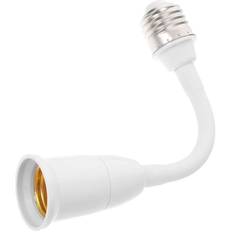 Adaptateur Douille E27 avec Rallonge Flexible et Support Rotatif à 360°, Convertisseur de Lumière Réglable pour Éclairage Intérieur et Extérieur, Installation Facile (1/5)