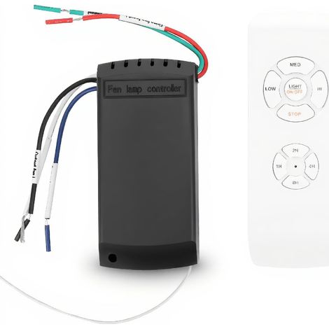 Télécommande de synchronisation ceiling fan remote control kit télécommande de lumière de Ventilateur de Bouton de Texture en Caoutchouc de 85-260V