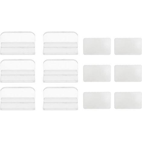 Lot de 6 poignées de couvercle d'aquarium en acrylique durable, offrant une prise en main sûre et un confort optimal. (1/5)