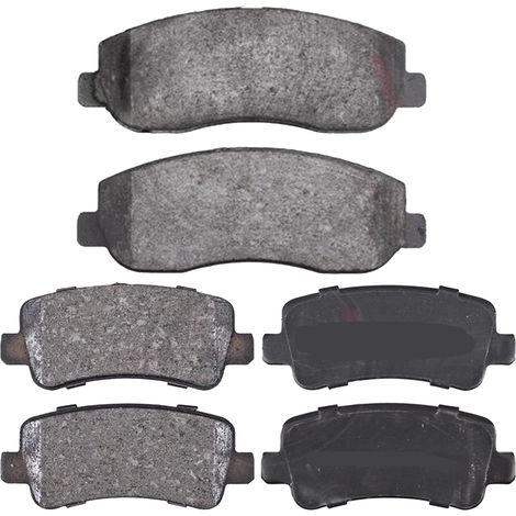 KIT PASTIGLIE FRENO ANTERIORI E POSTERIORI compatibile con NISSAN NV400 AUTOBUS / FURGONATO PIANALE PIATTO / TELAIO (X62, X62B) / PASTIGLIE FRENANTI AUTO OEM 37848,37939 / SOSTITUZIONE DIRETTA / BASSA
