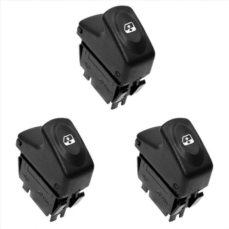 3x 6-poliger Fensterheberschalter 7700429998 für Kangoo 1997-2003 1995-2002 Scenic 1996-2003 II 1998-2001 (1/5)