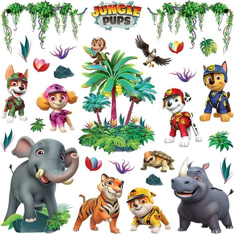 sticker mural PAW Patrol - La Pat' Patrouille   - Sanders & Sanders (1/5)