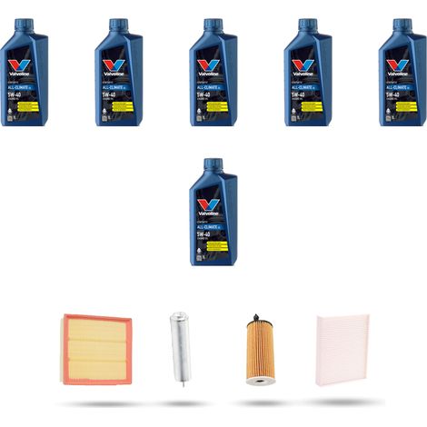 Kit tagliando 4 FILTRI e 6L OLIO compatibile con Bmw serie 3 (F30, F80,F31) 316d 85kw dal 2012 (1/5)