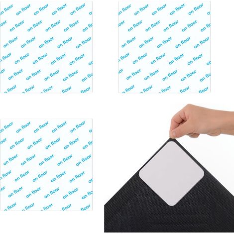4pcs white square washable carpet sticker -10 cm - 4pcs white square washable carpet sticker -10 cm (1/5)